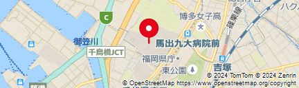 九州大学病院 院内ホームページの地図